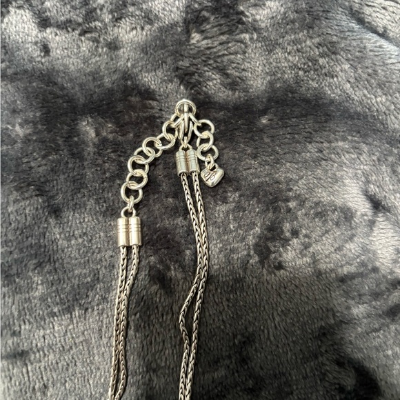 Brighton Silver Charm Necklace – Clover, Anchor, Horseshoe & Crystal - Picture 3 of 3